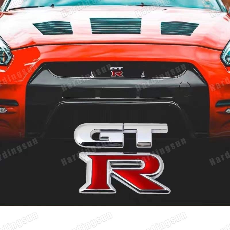 1 โลหะ GTR โลโก้ NISSAN GTR 3D ดัดแปลงแยกรถ Auto ตกแต่งด้านหลังป้ายสัญลักษณ์สติกเกอร์รูปลอกสําหรับ N