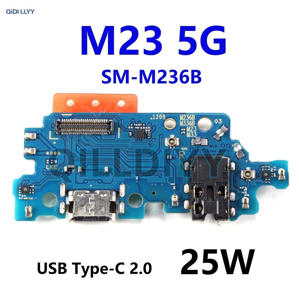 พอร์ตชาร์จสําหรับ Samsung Galaxy M23 5G M236B M236 โทรศัพท์ USB ชาร์จ Flex Cable อะไหล่
