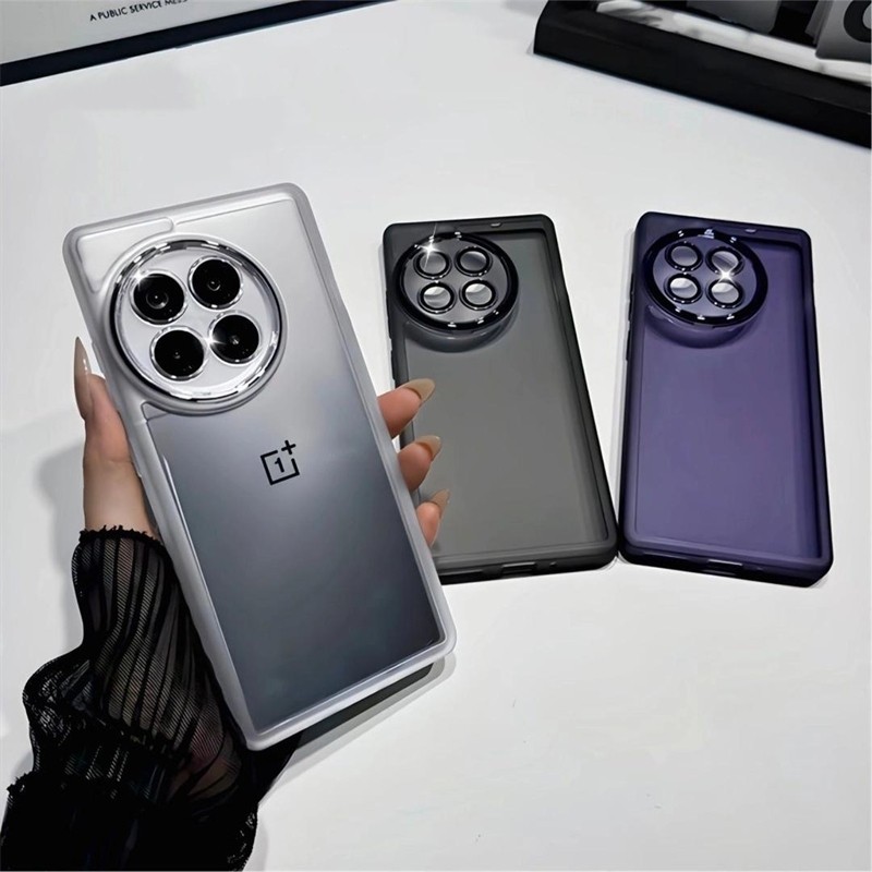 สําหรับ OnePlus 13 12 12R 11 R ACE 3V 2 Pro 10T ซิลิโคนอ่อนนุ่มฝาครอบโปร่งใสสําหรับ OnePlus13 One Plus Nord 4 5G กล้องปกป้อง Shell