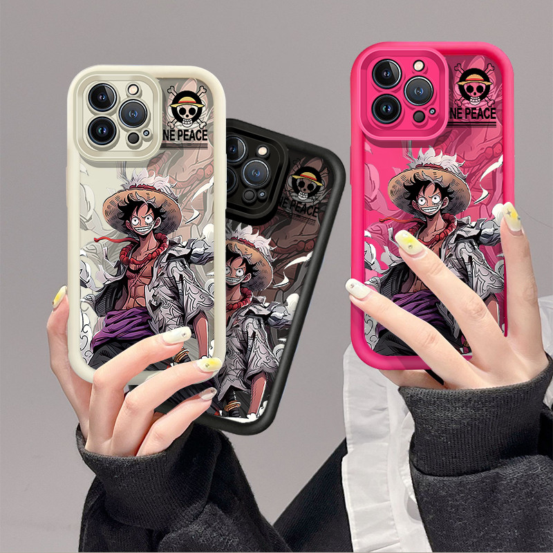 One Piece Monkey D.Luffyเคสโทรศัพท์สําหรับOPPO A83 A1 F9 A79 F5 YOUTH A73 A75 F7 Realme 7I C17 8 PRO