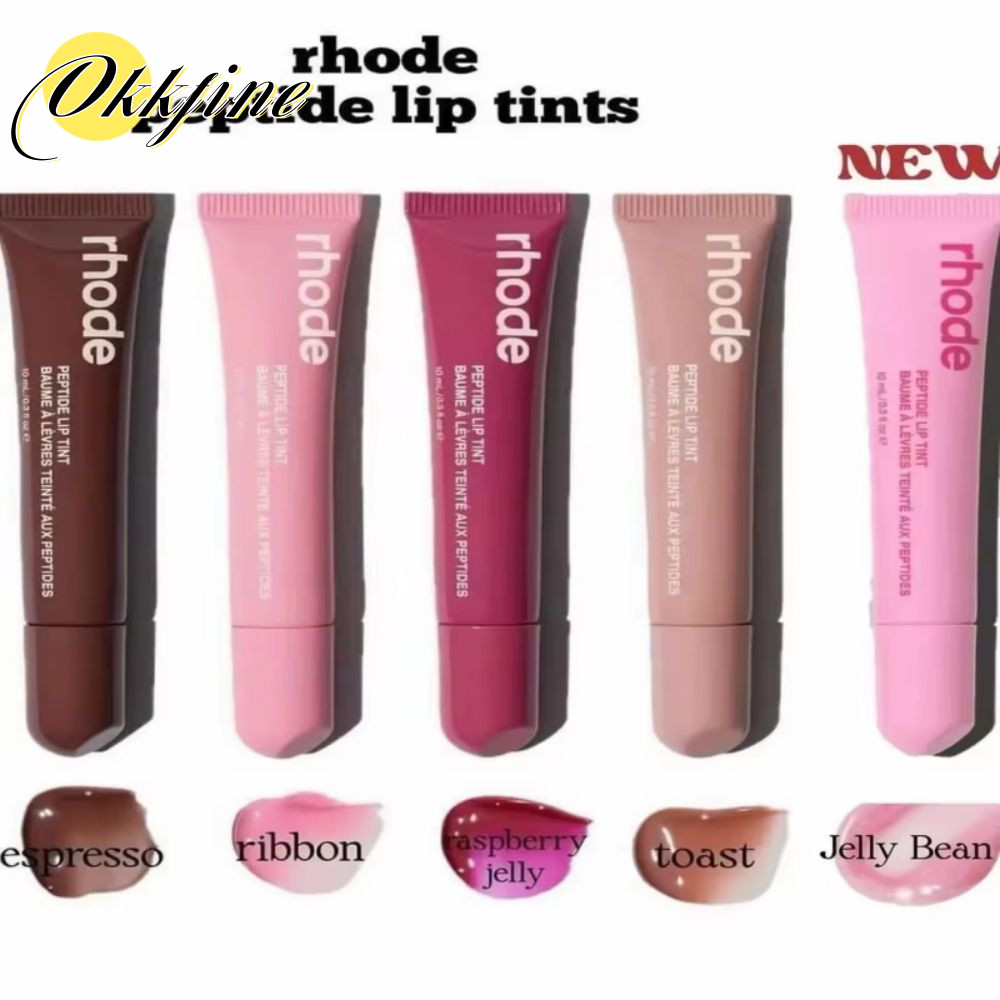 [OKFINE] ลิปสติก Shiny Rhode Lip Gloss, Liquid Moisturizing Hydrating Lip Glaze