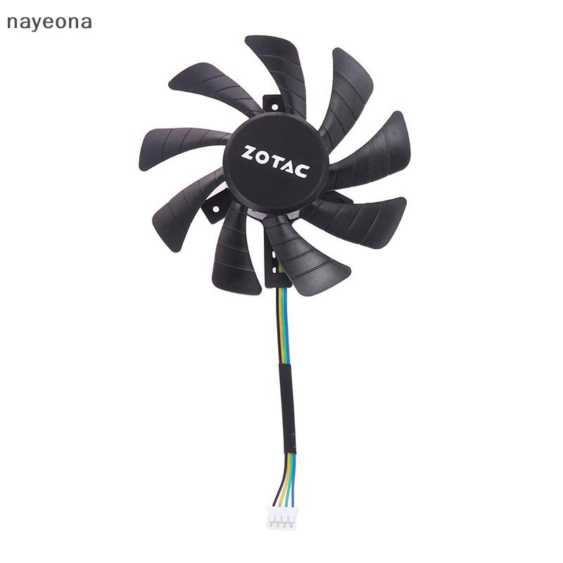 [NAY] ที129215Sh Cooler พัดลมสําหรับ ZOTAC GTX 1060 960 950 GTX1060 3GB ITX Mini กราฟิกการ์ด Cooing พัดลม EON
