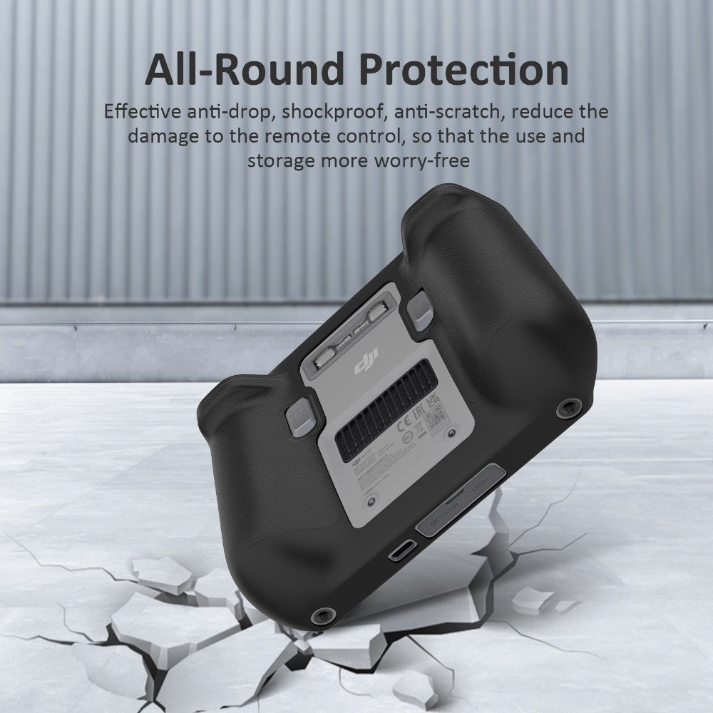 Drone รีโมทคอนโทรลซิลิโคนสําหรับ DJI RC-N1/2/3/RC/RC2 ฝาครอบป้องกัน Anti Drop ทนทานป้องกันอุปกรณ์เสริม DJI Air 3/3S/Mini 3/4Pro/Neo อุปกรณ์เสริม