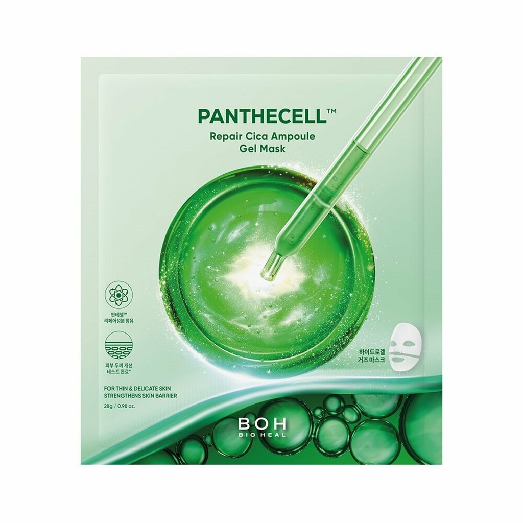 [Olive Young] BIOHEAL BOH Panthecell Repair Cica Ampoule Gel Mask Sheet 1P
