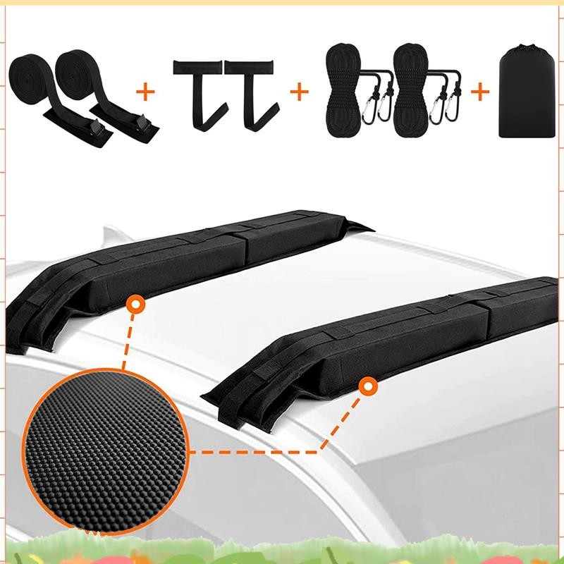 Super Car Soft Roof Rack Pads กระเป๋าเดินทางสําหรับ Kayak Surfboard-SUP Canoe Kayak อุปกรณ์เสริม
