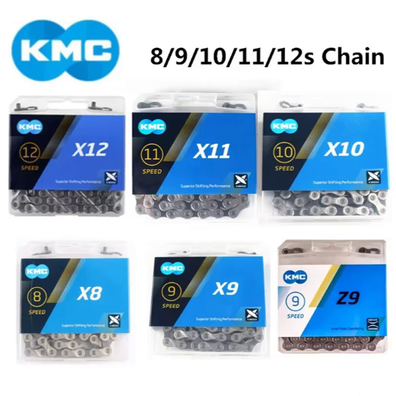 KMC X11 X10 X9 Z9 X8 Bicycle Chain 128L 6 7 8 9 11s Bicycle Chain With Original Box Magic Button For