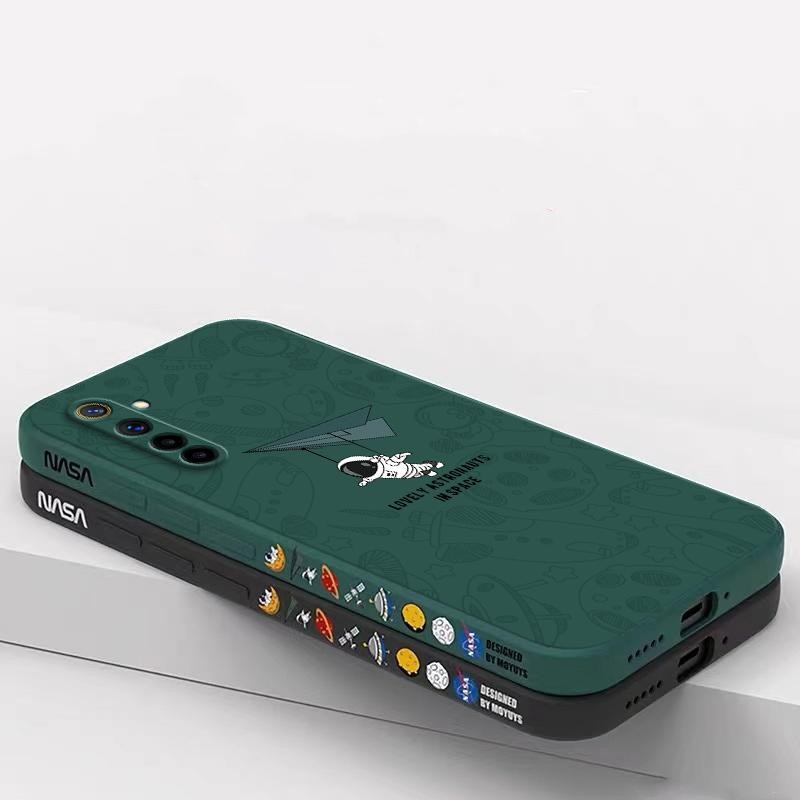 เคส Realme XT สีทึบ Realme XT ภาพประกอบอวกาศ เคสโทรศัพท์นักบินอวกาศ XTKR - รูปที่ 4