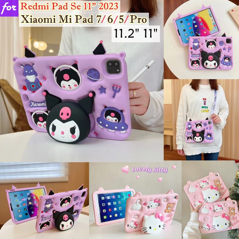 สําหรับ Redmi Pad SE 11 นิ้ว 2023 กาวแบบพกพาสายคล้องสําหรับ Xiaomi Mi Pad 7 6 5 MiPad7 MiPad6 Mipad5