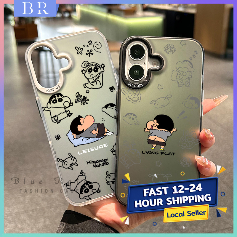 for iPhone เคสไอโฟน11 นอนหลับเสี่ยวซิน เคสไอโฟน 13 pro max 16 15 14 13 12 11 x xs max xr 7plus 8plus เคส 16 plus วัสดุ T