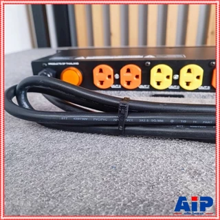 ปลั๊กเหลือง ส้ม COMSON AEC-10 รุ่นใหม่ ปลั๊กRACK 12ช่อง มิเตอร์ วัด4แบบ AEC10 AEC 10 ปลั๊กพ่วงติดแร็ค ปลั๊กรางจ่ายกระ...