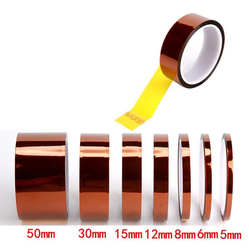 3-30 มม.Kapton เทป Polyimide กาวฉนวน capton เทปไฟฟ้าฉนวนความร้อนเทปสําหรับ PCB ฉนวนกันความร้อนป้องกัน