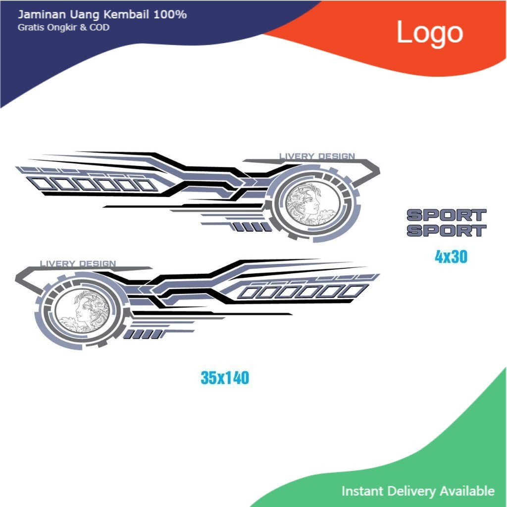 [HOT] . สติ๊กเกอร์สปอร์ตสําหรับรถยนต์และรถบรรทุก 35x1m40, VIP