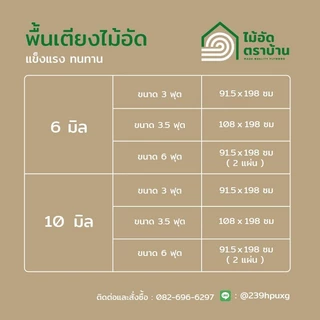 พื้นเตียง MDF 6 ฟุต หนา 9 มม [ ส่งฟรี ][แก้ขนาดฟรี] ไม้รองที่นอน แผ่นไม้ปูเตียง เตียงคู่ คิงไซส์