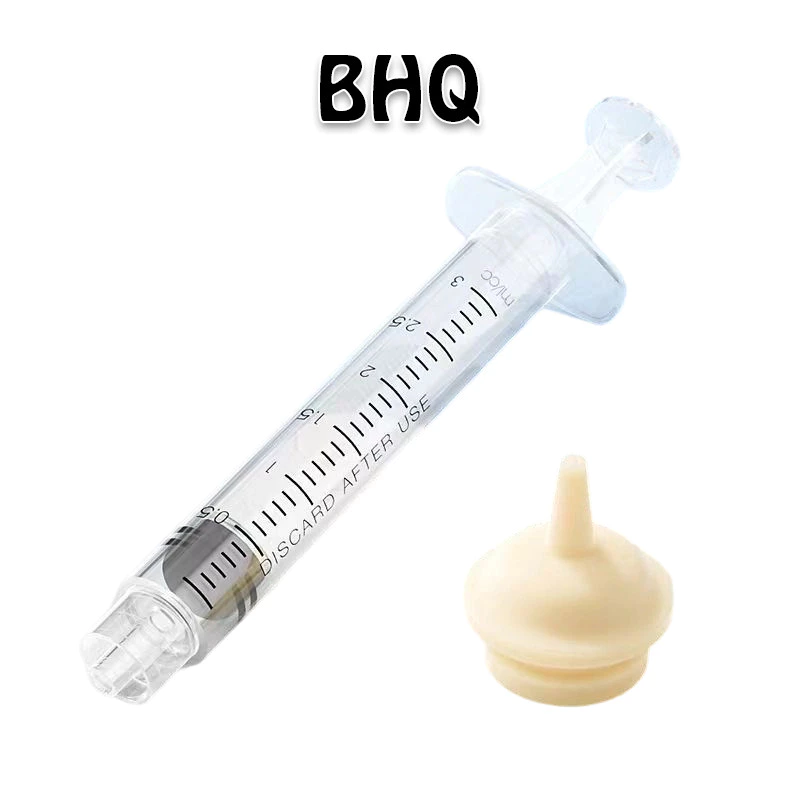 BHQ จุกนมแมว ไซริงค์ป้อนนม ป้องกันการสำลัก ใช้ได้กับ สัตว์เลี้ยงแรกเกิด สุนัข แมว สัตวฟันแทะ