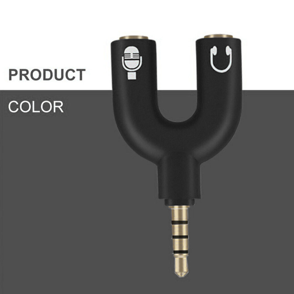 (สินค้ามีตัวเลือก) [PJ] Adapter แปลง Combo Jack TRRS3.5mm แยกเป็นไมค์กับหูฟัง