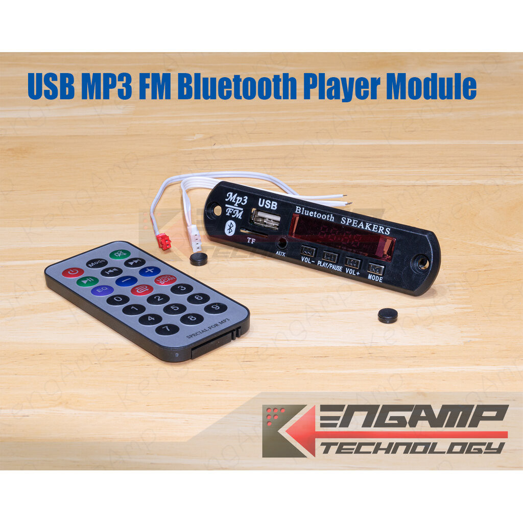 (1ชุด) [KIT] USB MP4 FM Bluetooth Player Module
