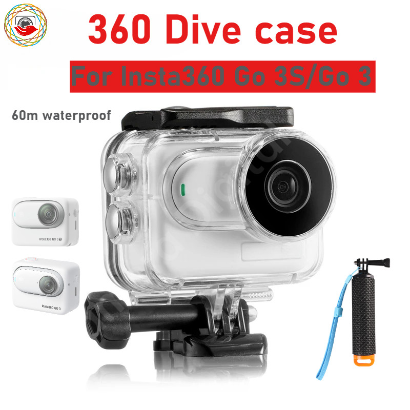 สําหรับ Insta360 Go3S Dive case 60m เคสกันน้ําสําหรับ Insta360 Go 3/Go 3S
