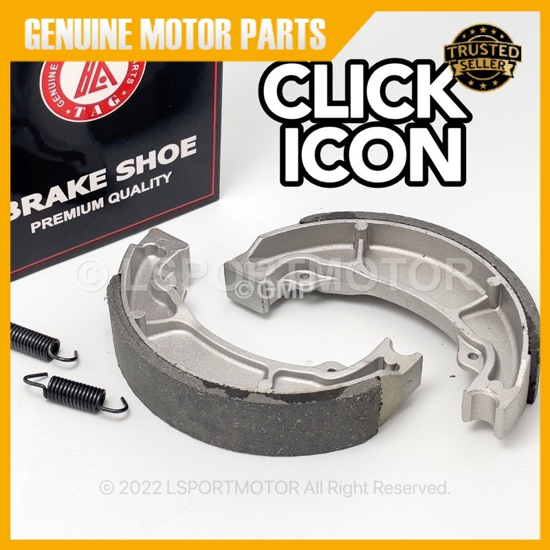 รองเท้าเบรก HONDA ICON / CLICK (STANDARD) รองเท้าเบรกหลัง ICON110 CLICK110 ICON 110 CLICK 110