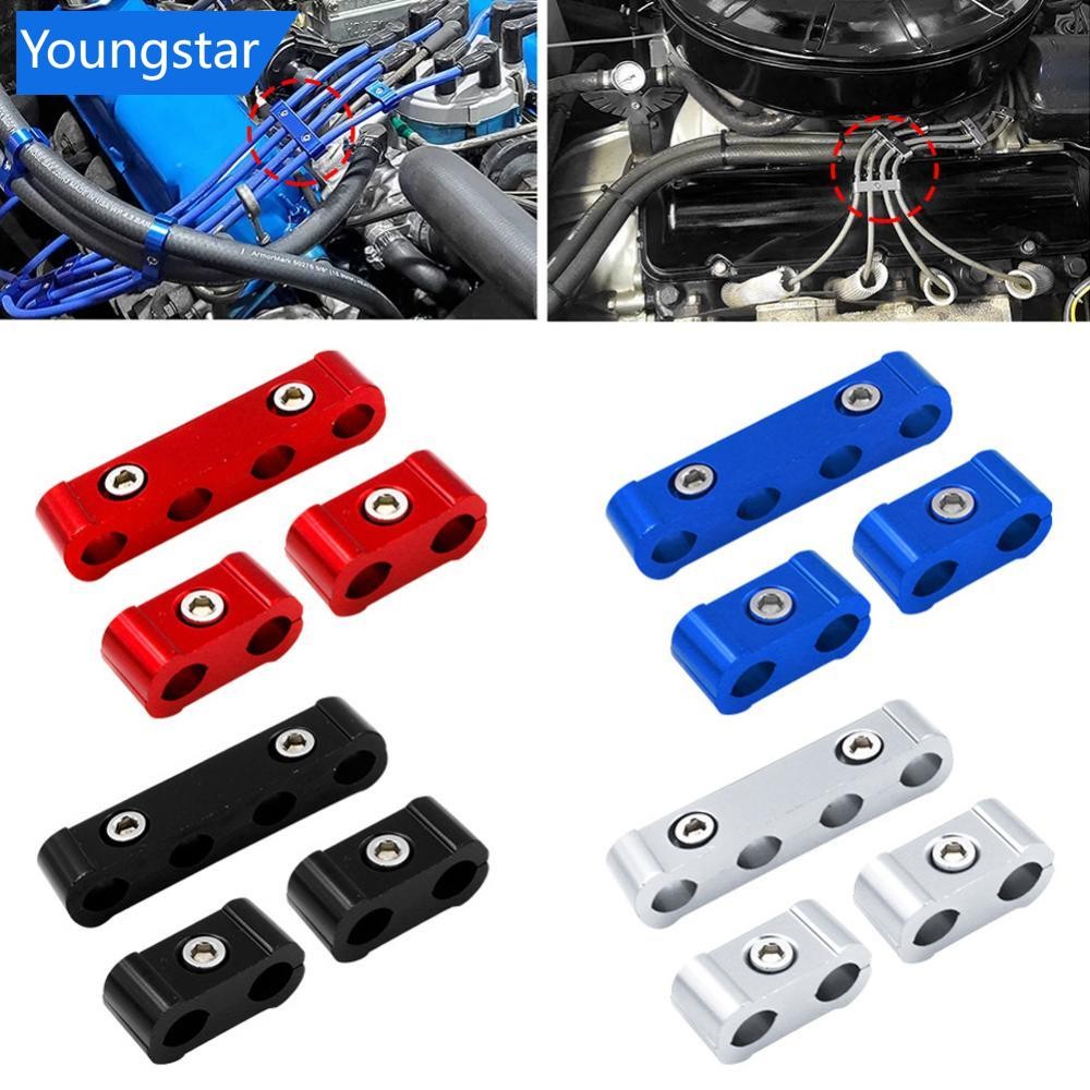 FFY 3 ชิ้นรถเครื่องยนต์ Spark Plug ไฟฟ้า Wire Clamp Separator สายจุดระเบิดคลิป Auto ตกแต่งสําหรับ 8 มิลลิเมตร/9 มิลลิเมตร/10 มิลลิเมตรอุปกรณ์เสริม