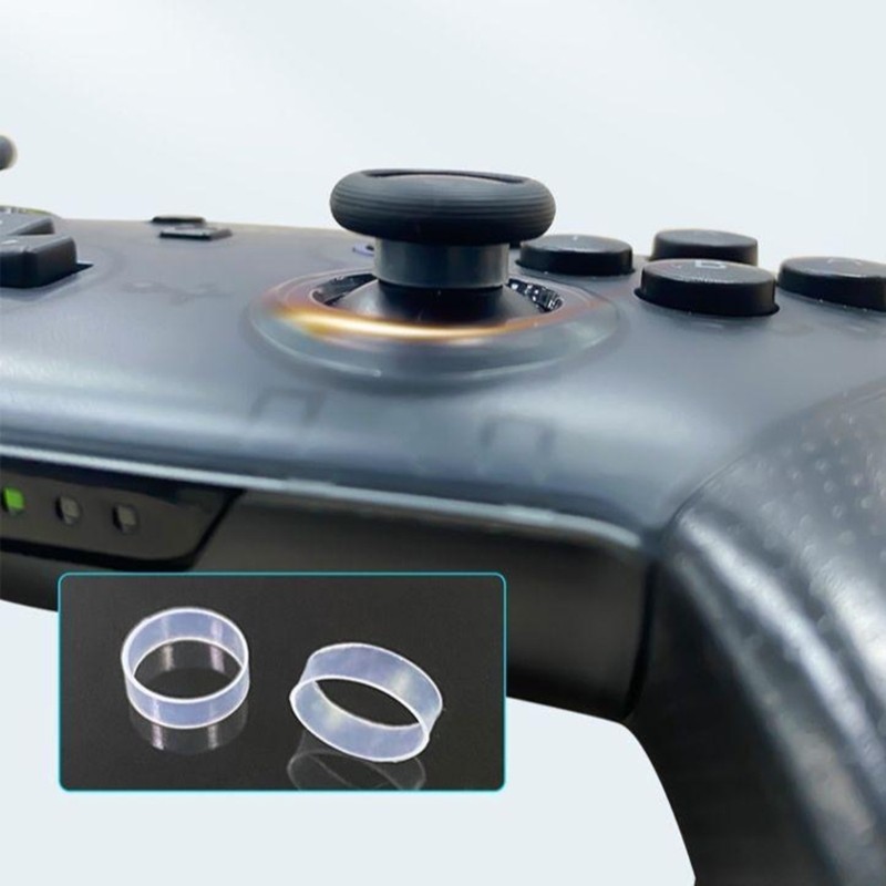 WU Pack Of 8 not Wear Silicone Covers Silicone Caps Round Rings for P5 Gamepad