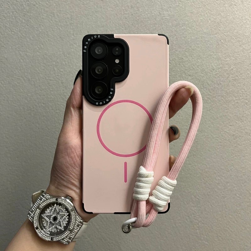 Pure สี Fine แหวนแม่เหล็กดูด Liquid Lanyard สําหรับ Samsung S22 S23 S24 S25 Ultra S25 Plus S25 กรอบการพิมพ์ ราคา ถูกที่สุด ดีลบีเคเค แกลเลอรีภาพที่ 7
