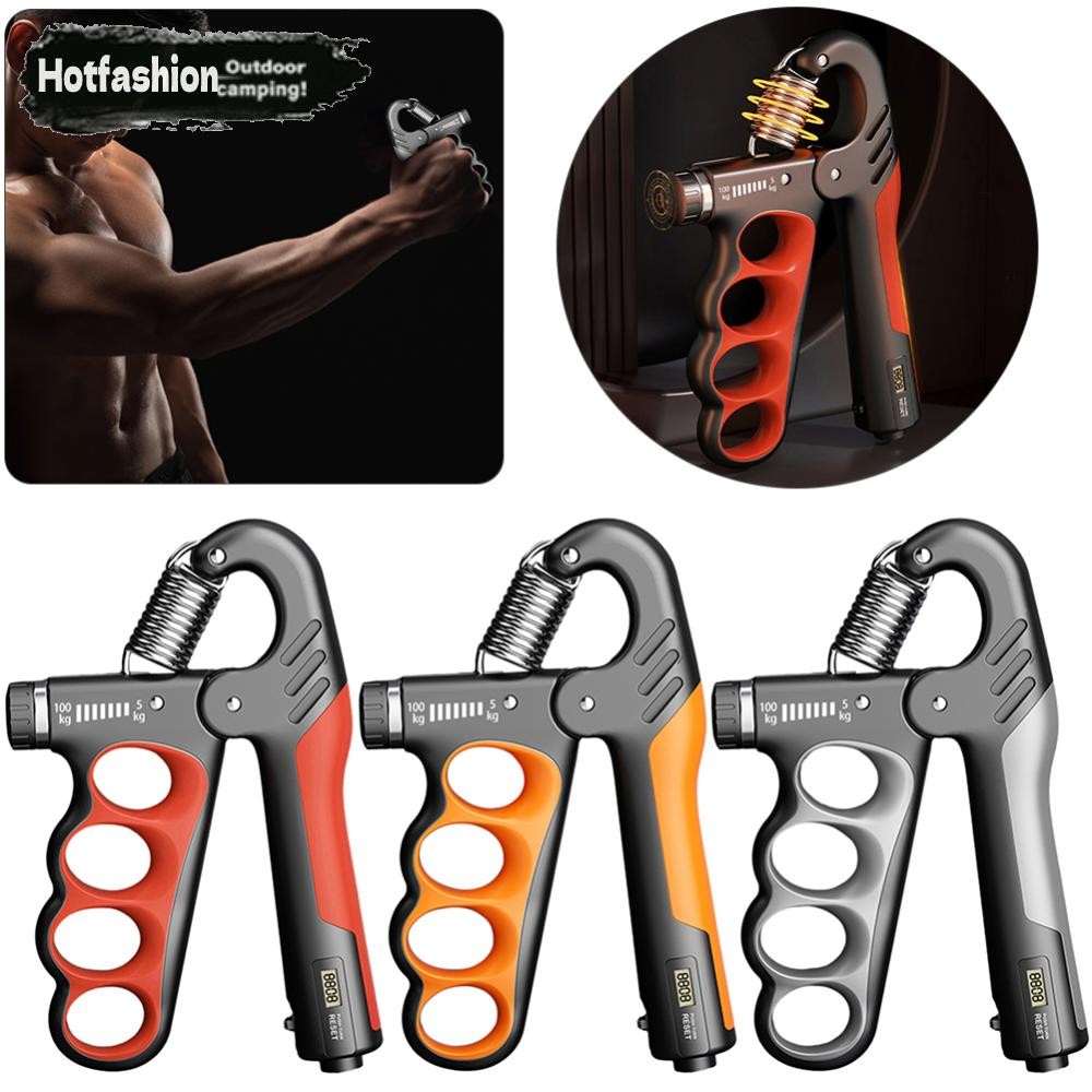 5-100 KG Grip Strength Trainer Hand Gripper ปรับความต้านทานความเครียดบรรเทา