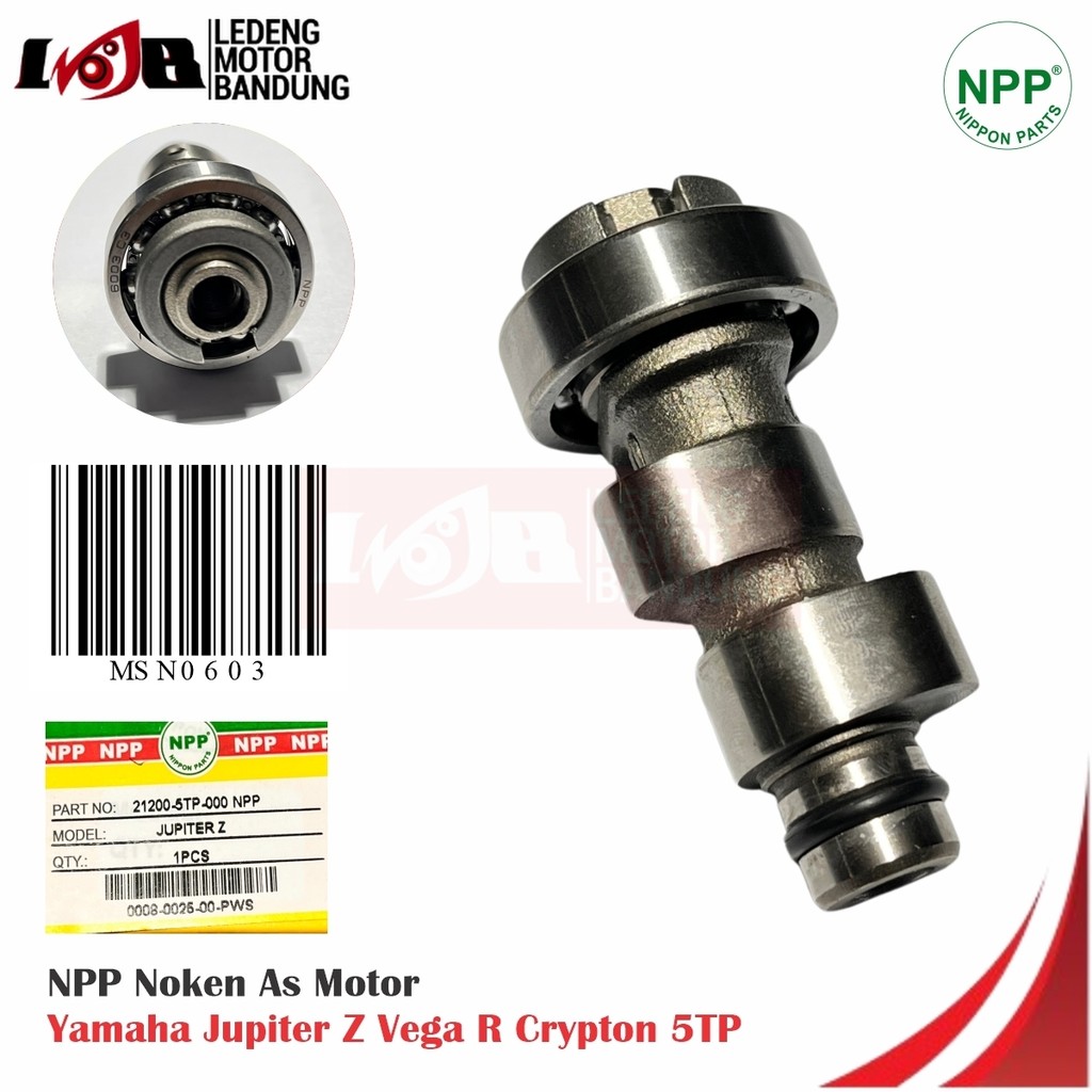 NPP Camshaft Yamaha Jupiter Z Vega R Crypton Camshaft Assy Motor 5TP