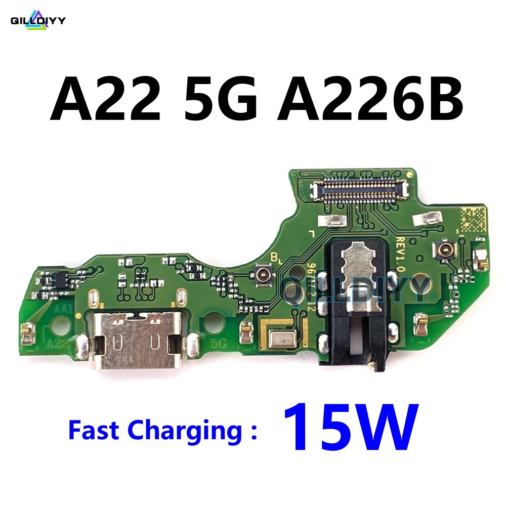 1pcs สําหรับ Samsung Galaxy A22 5G A226B USB Dock Connector ชาร์จประเภท C พอร์ต Flex Cable Charger B