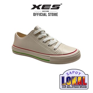 XES BSLCJT478 Ladies Platform Sneakers ( Beige / Black )