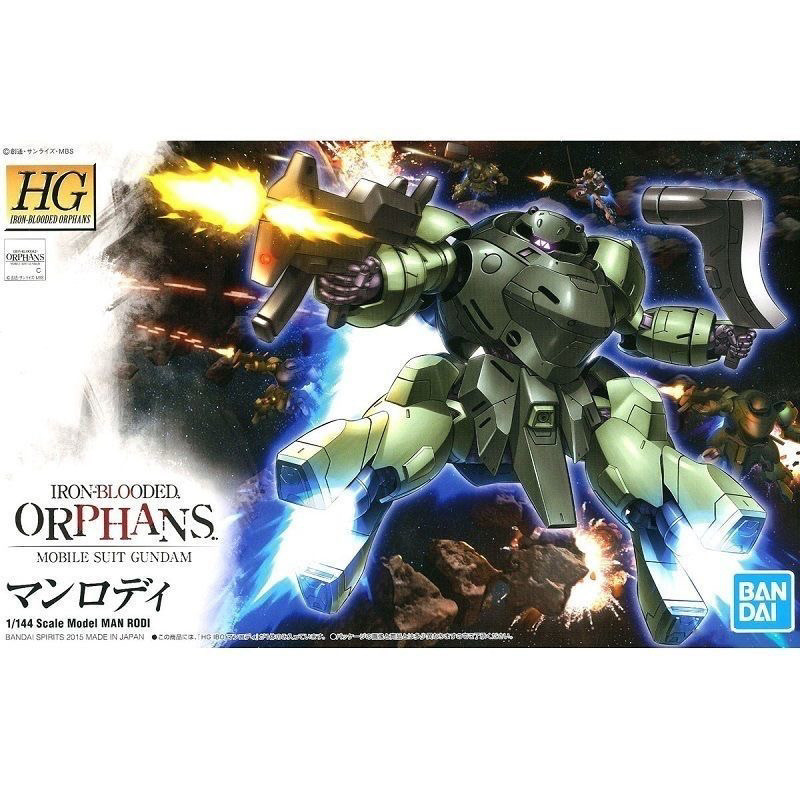 Bandai HG IBO 009กลุ่มเด็กกำพร้าเลือดเหล็ก Man rodi Manrodi ประกอบโมเดลกันดั้ม