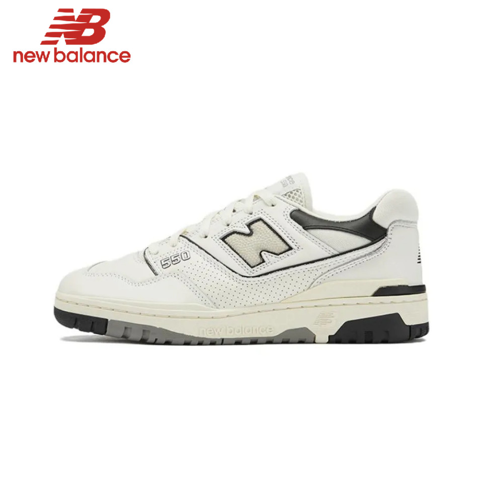 【ของแท้ 100%】New Balance NB 550 BB550LWT รองเท้าบาสสำหรับผู้ชาย และผู้หญิง