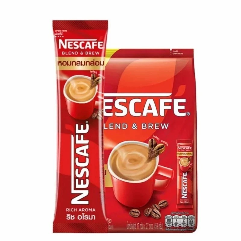 [ส่งฟรี ส่งเร็ว] เนสกาแฟ 3in1 27 ซอง Nescafe ถูกที่สุด พร้อมส่งของแน่น