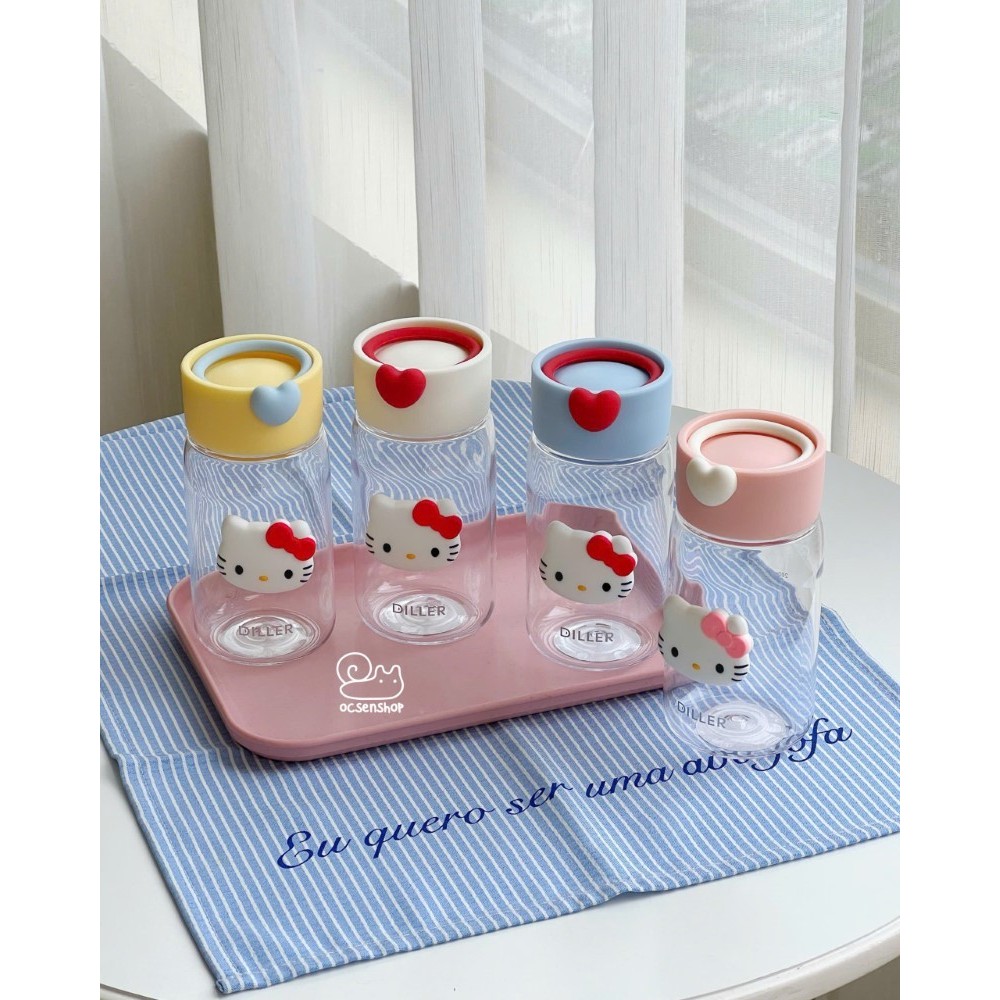 Hello Kitty Diller ขวดน้ําพลาสติก (380ml)