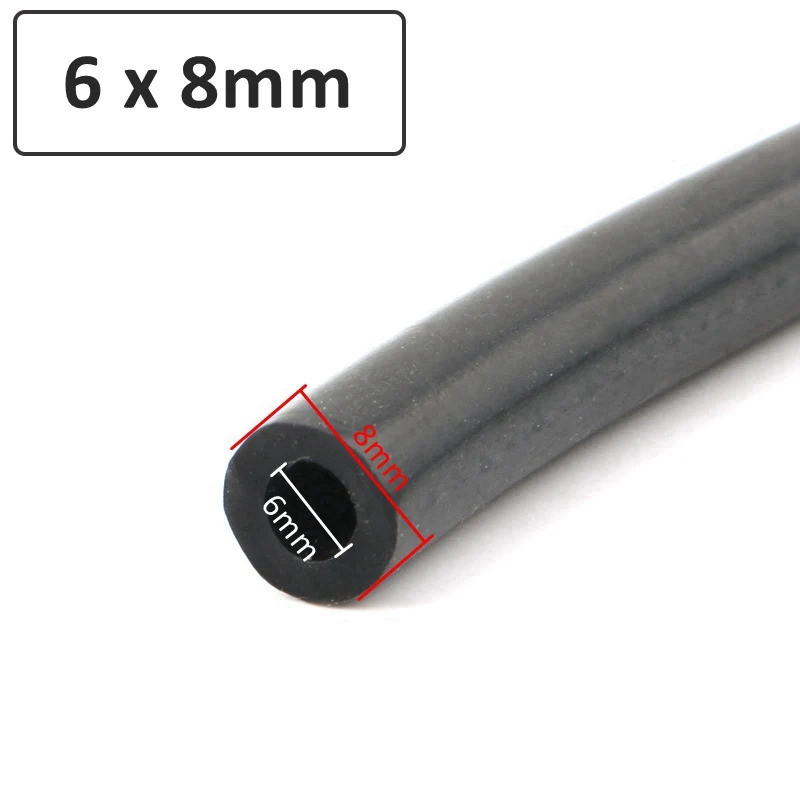 1/5M ท่อซิลิโคนสีดำ3 ~ 38มม. ท่อยางทนความร้อนหนายืดหยุ่นได้สายปั๊มลม ราคา ถูกที่สุด ดีลบีเคเค แกลเลอรีภาพที่ 9
