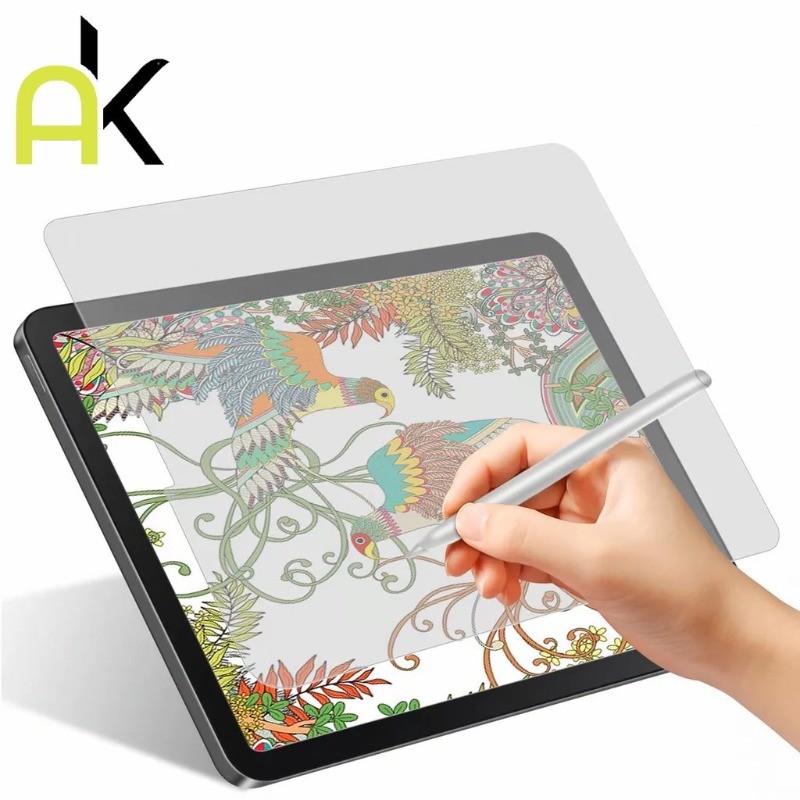 ฟิล์มกระดาษสำหรับ Samsung Galaxy Tab S6 Lite A8 A9 10.5นิ้ว S7/S8/S9 11นิ้ว S7+/S8+/S9+12.4นิ้วฟิล์มซัมซุง
