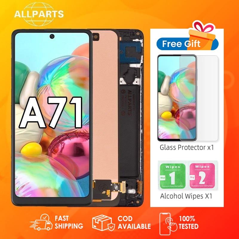 Amoled INCELL Display​ จอ ทัช สำหรับ SAMSUNG A71 A715 LCD หน้าจอ พร้อมทัชสกรีน