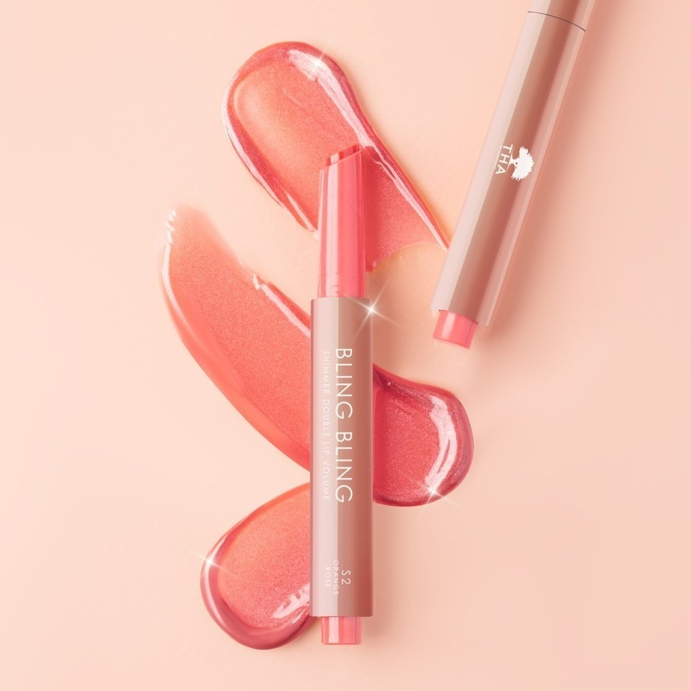 THA - Bling Bling Shimmer Double Lip Volume ขนาด 2กรัม ฑา รูปที่ 4