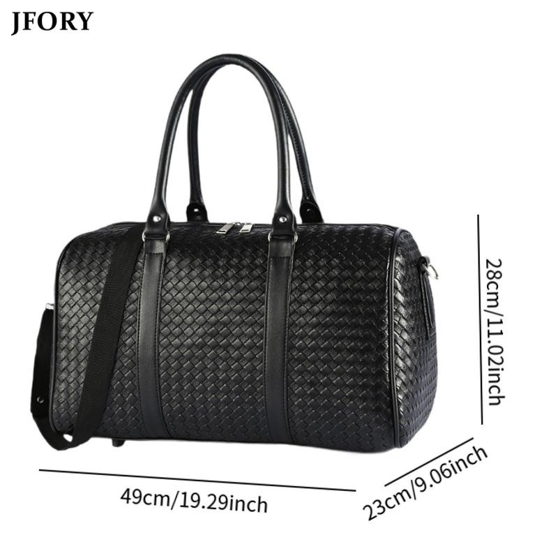 Jfory Duffle Bag Tote กระเป๋ายิมสายรัดปรับได้แบบถอดได้สําหรับการเดินทาง