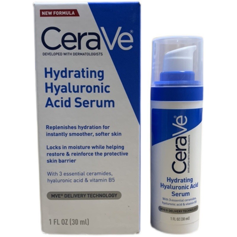 เวอร์ชั่นใหม่ CeraVe Serum skin essence a alcohol essence ต่อต้านริ้วรอยจางลง ริ้วรอยริ้ว 30ml skin care