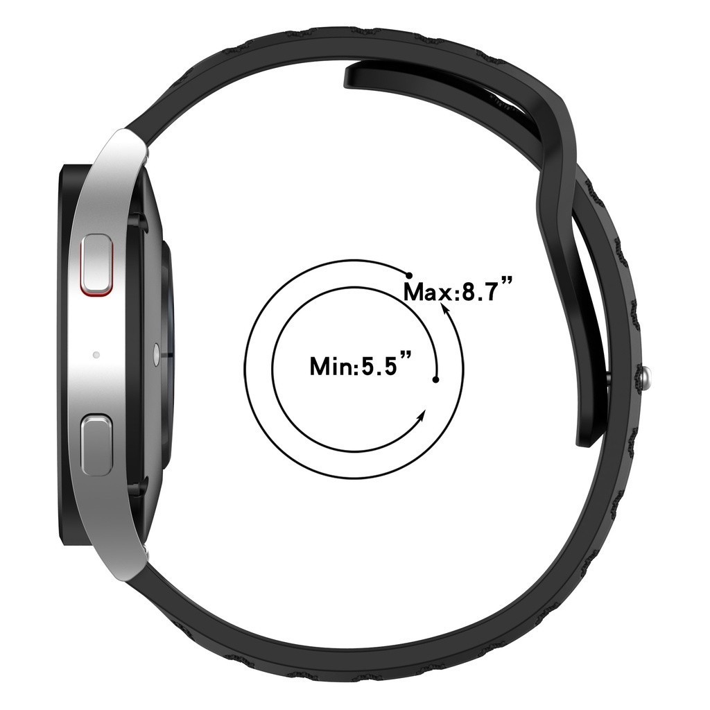 Universal 22mm สายซิลิโคนสําหรับ Xiaomi Redmi Watch 5 Active / Redmi Watch 5 Lite