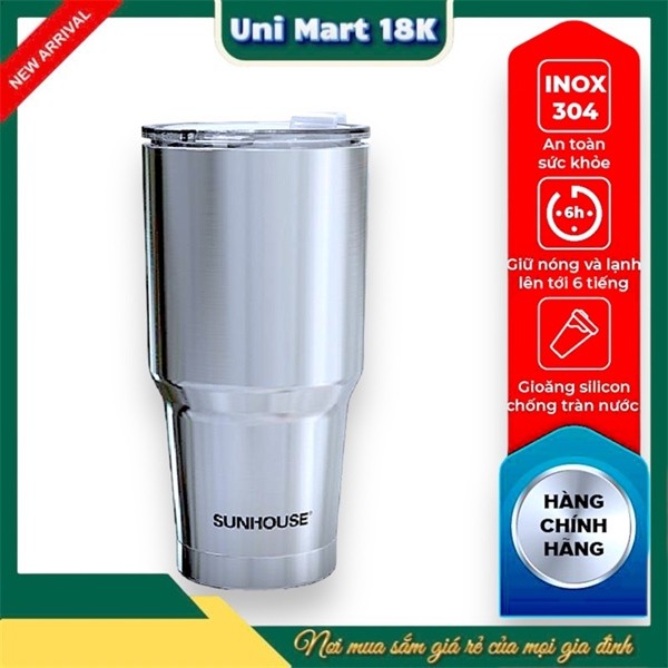 Sunhouse 900ML คุณภาพสูง 304 สแตนเลส HEAT BOTTLE KS-TU900I