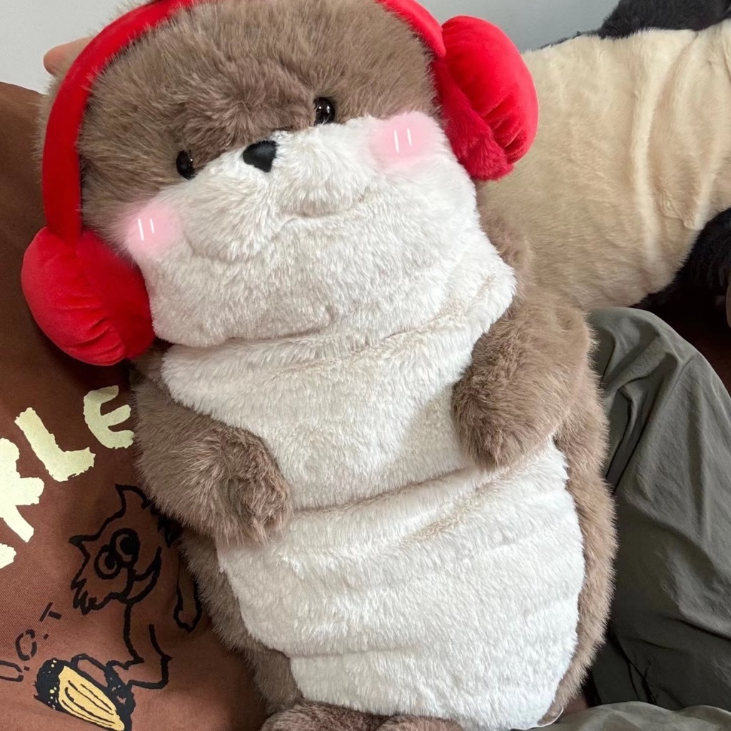 ชุดหูฟังต้นฉบับหมอนของเล่นตุ๊กตาแมวน้ำตุ๊กตานากทะเลน่ารักตุ๊กตานุ่มพิเศษสำหรับผู้ชายและผู้หญิงของขวัญวันเกิด