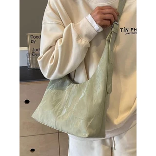 【พร้อมส่ง】miss bag fashion1 กระเป๋าสะพายข้าง กระเป๋าถือ สะพายไหล่ กระเป๋าหนัง แฟชั่นสไตล์เกาหลี