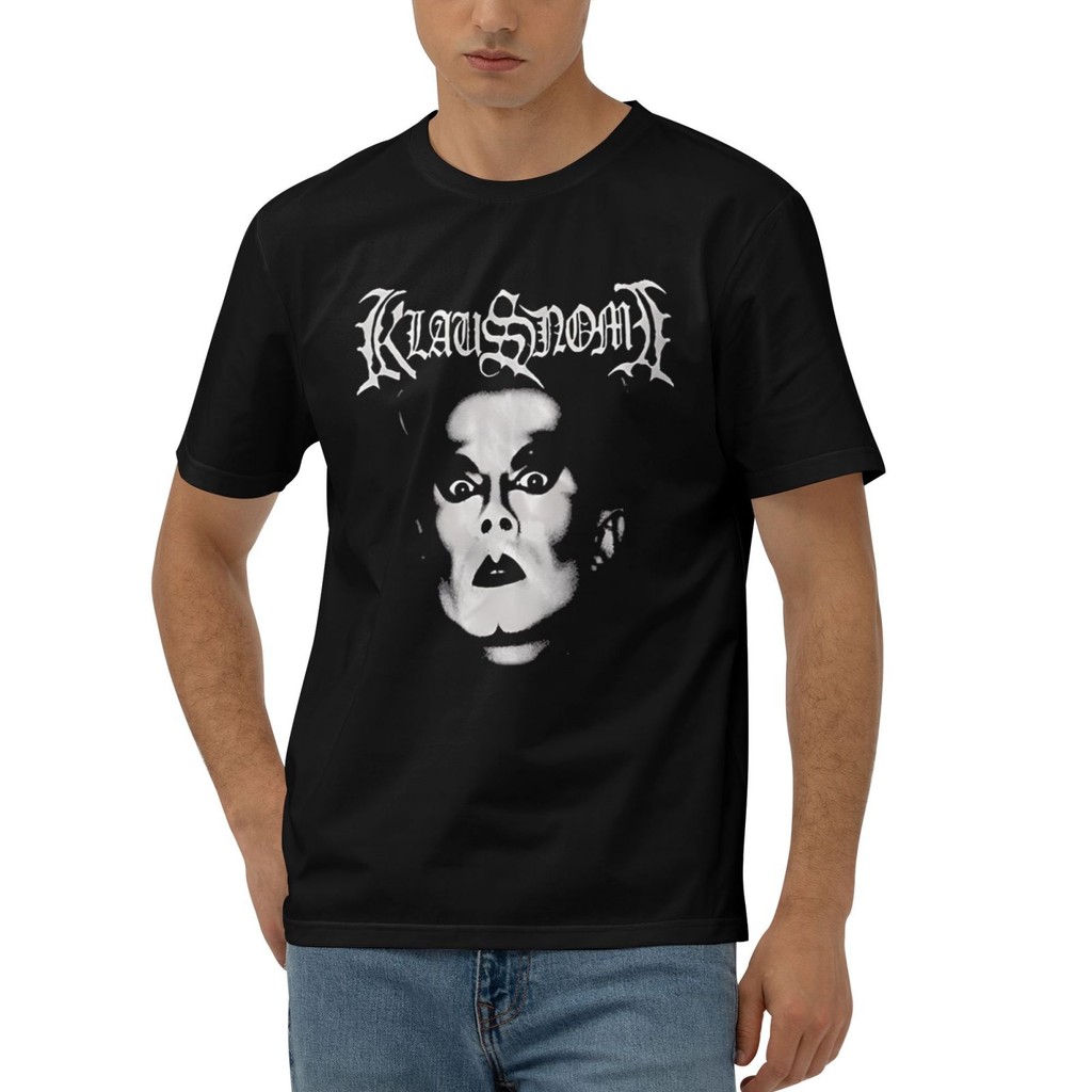 Klaus Nomi M2 Cool Daily Wear เสื้อยืดย้อนยุคบุรุษ