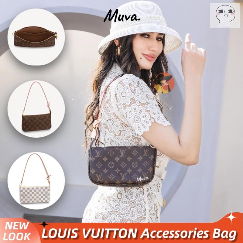 สินค้าขายดีLouis Vuitton Accessories Bag Women/LV Shoulder Bag สุภาพสตรี/กระเป๋าสะพาย M40712