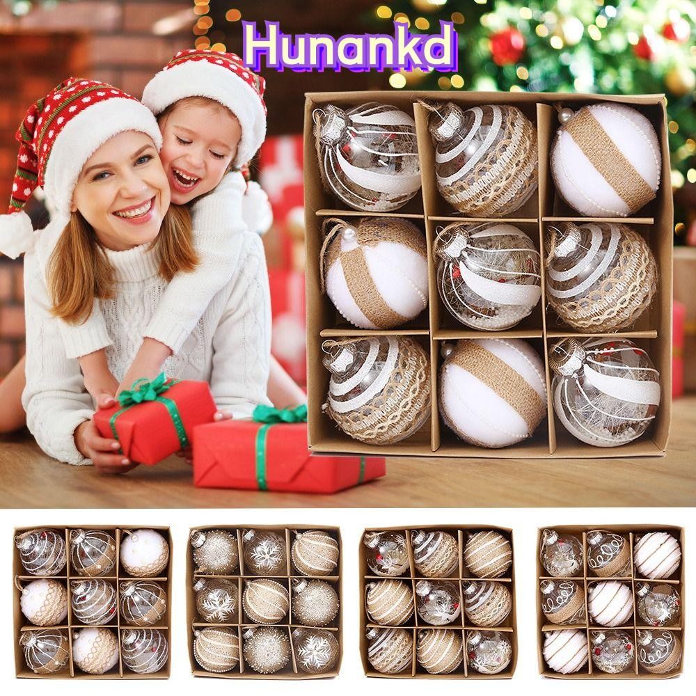 Hunan 9 ชิ้น 8 เซนติเมตร Drop จี้อุปกรณ์ปาร์ตี้งานฝีมือตกแต่งบ้าน Xmas แขวน