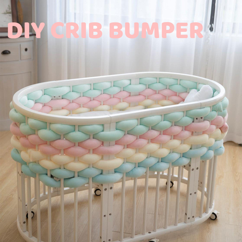 เปลห่อเปลบิดเตียงห่อเด็กป้องกันการชนกันรั้วนุ่มห่อเปลทําเองหลายรูปร่างคดเคี้ยวผูกปมเตียงห่อ