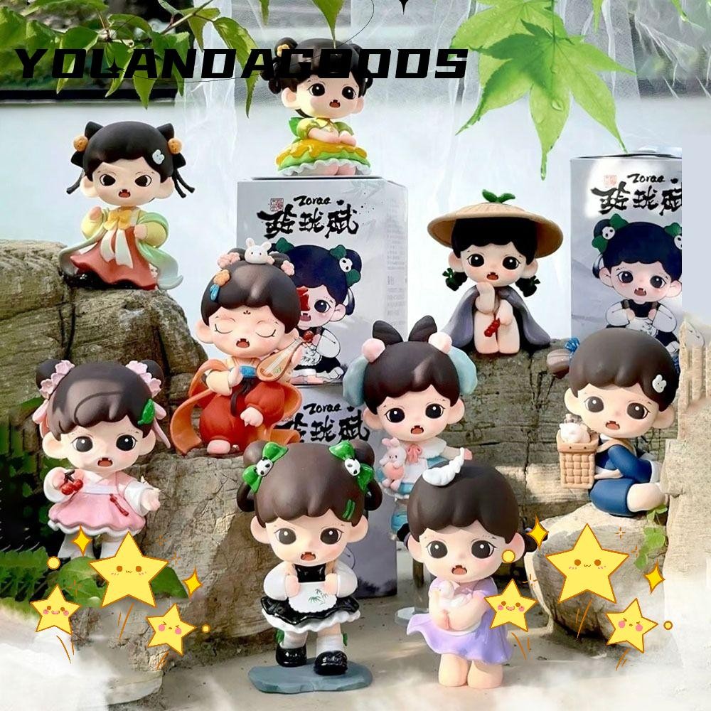 กล่อง YOLA, Baby Zoraa 3 Series Garage Kit Box, Kawaii เครื่องประดับ ABS Baby Zoraa 3 รูป