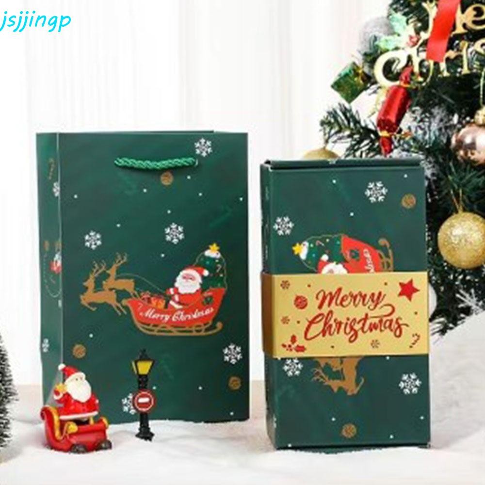 Jsjjingp กล่องตีกลับเงินเซอร์ไพรส์, พับ DIY ระเบิดซองจดหมายสีแดง, กระดาษป๊อปอัพตลก Santa Claus Christmas Bounce กล่องของขวัญเด็ก