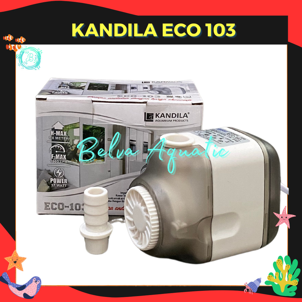 KANDILA ECO 103 LOW WATT AQUARIUM PUMP KANDILA AQUAPONIK AQUARIUM SUBMERSIBLE PUMP
